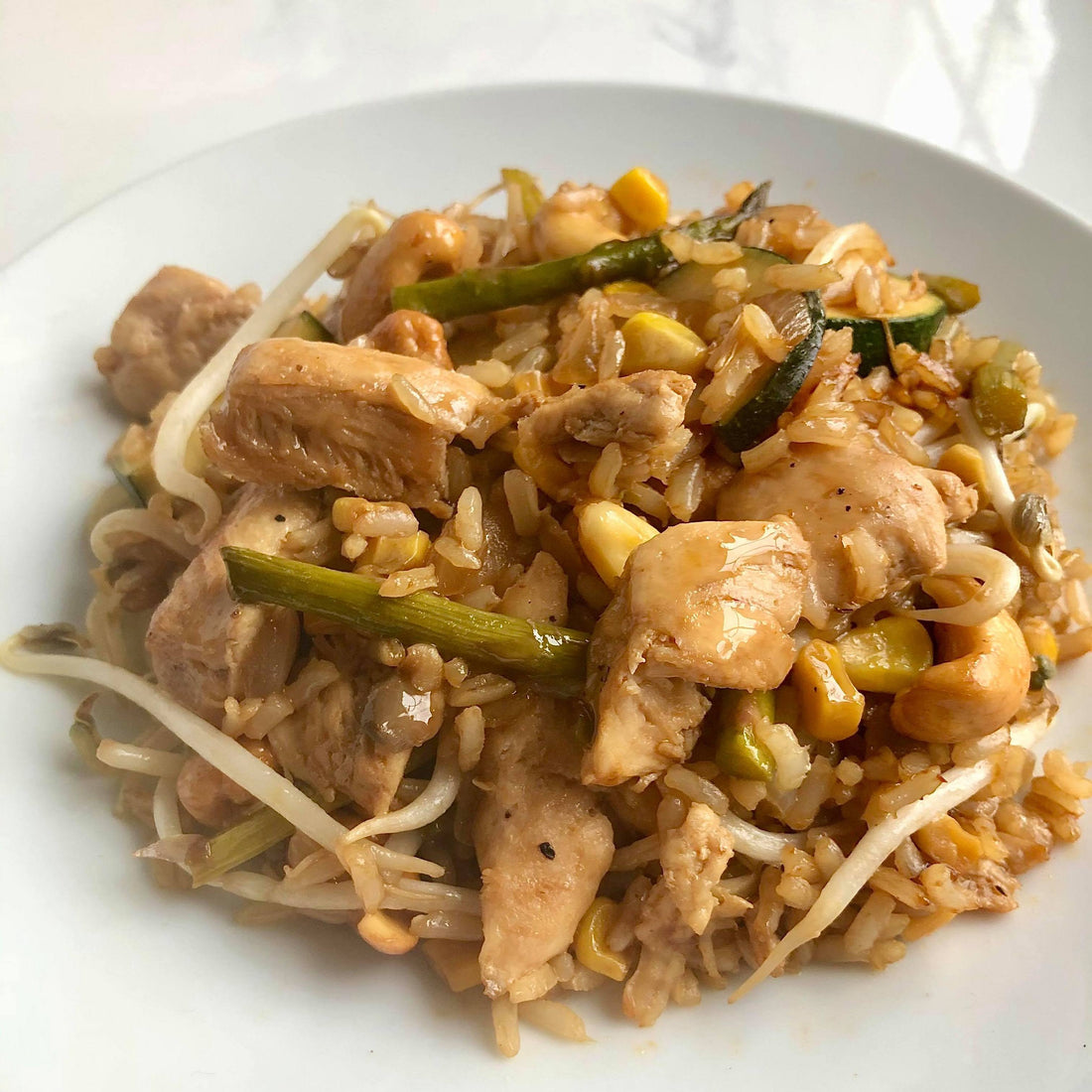 Honey Ginger Chicken Stir Fry