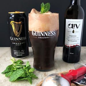 Peppermint Chocolate Guinness Float