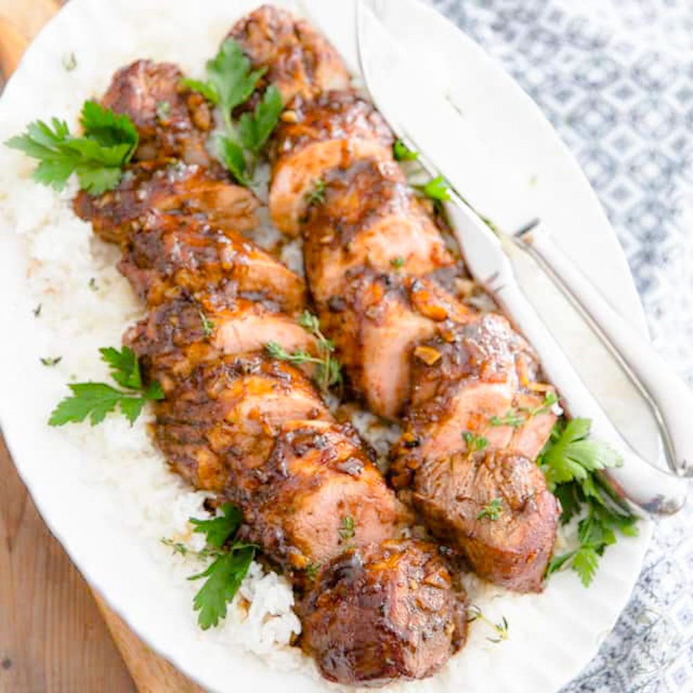 Pork Tenderloin with Maple Balsamic