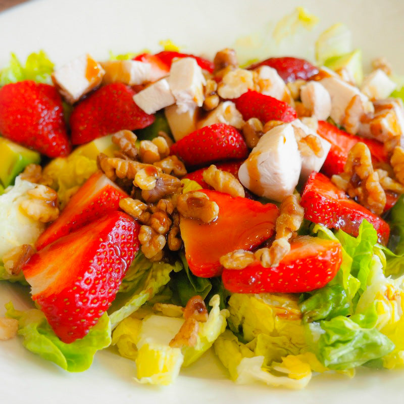 Strawberry and Walnut Balsamic Salad