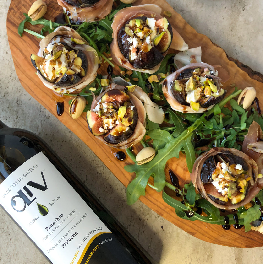 Goat Cheese Stuffed Figs