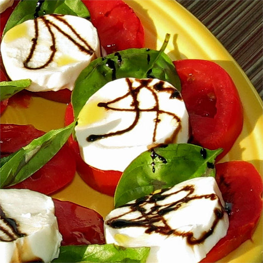 Peach Balsamic Caprese Salad