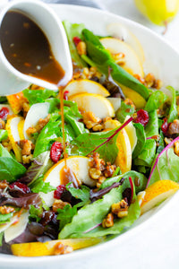 Autumn Pear Balsamic Salad